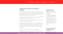 Desktop Screenshot of northandsouthgames.com