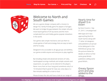 Tablet Screenshot of northandsouthgames.com